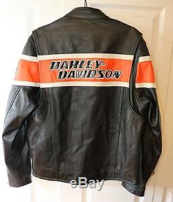 Harley Davidson Men's Thunder Hill Screamin Eagle Leather Jacket Large