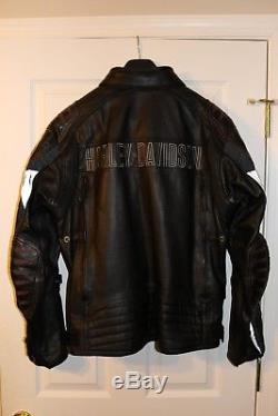 Harley-Davidson Men's waterproof Leather Jacket size Large