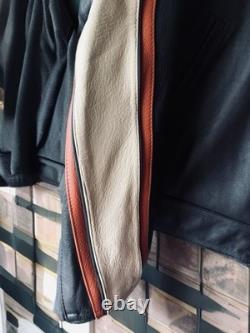 Harley Davidson Mens Camber Leather Motorcycle Jacket XL