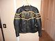 Harley-Davidson Mens Chaos Black Leather Jacket XL Mint Condition