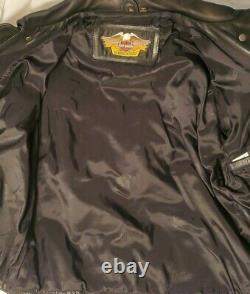 Harley Davidson Mens Leather Jacket Used Large