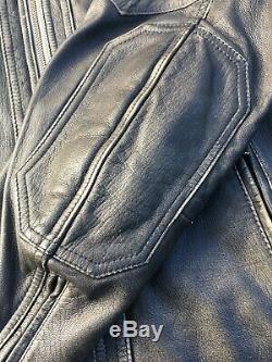 Harley Davidson Mens PLANK Leather Jacket Large Distressed 97046-15VM