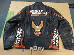 Harley Davidson Mens XL Screamin Eagle Leather Jacket