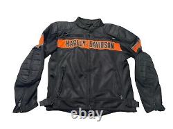 Harley Davidson Motorcycle Lightweight Trenton Mesh Riding Jacket Mens Medium
