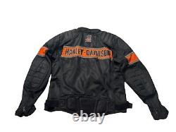 Harley Davidson Motorcycle Lightweight Trenton Mesh Riding Jacket Mens Medium