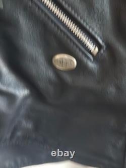 Harley Davidson Motorcycle Mens Black Leather Jacket XXL Made USA