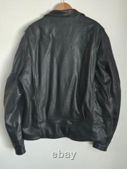Harley Davidson Motorcycle Mens Black Leather Jacket XXL Made USA