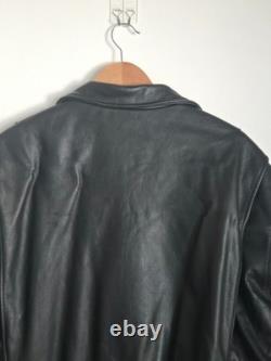 Harley Davidson Motorcycle Mens Black Leather Jacket XXL Made USA