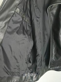 Harley Davidson Motorcycle Mens Black Leather Jacket XXL Made USA