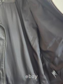 Harley Davidson Motorcycle Mens Black Leather Jacket XXL Made USA