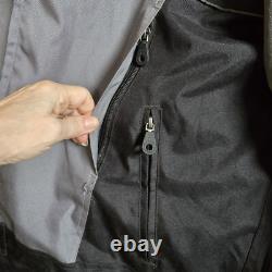 Harley Davidson Motorcycle Riding Jacket w Extra Layer That Unzips Size XL