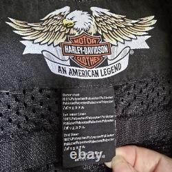 Harley Davidson Motorcycle Riding Jacket w Extra Layer That Unzips Size XL