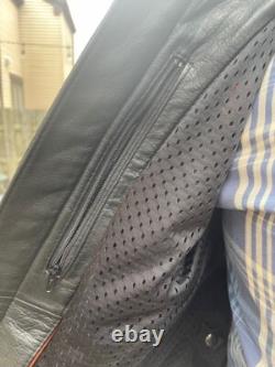 Harley Davidson Motorcycle W. Leather Jacket sz XL Inner jacket with pockets