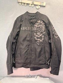 Harley Davidson Motorcycle jacket Y2K
