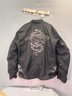 Harley Davidson Motorcycle jacket Y2K