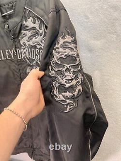 Harley Davidson Motorcycle jacket Y2K
