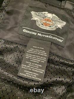 Harley-Davidson Motorcycles 110th Anniversary Nylon Full Zip Jacket Men's Size L