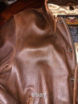 Harley Davidson Motorcycles Bomber Leather Jacket Vintage Limited XL Legendary
