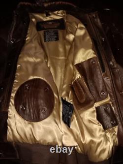 Harley Davidson Motorcycles Bomber Leather Jacket Vintage Limited XL Legendary