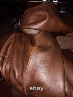 Harley Davidson Motorcycles Bomber Leather Jacket Vintage Limited XL Legendary