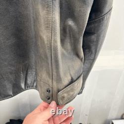 Harley-Davidson Motorcycles Distressed Vintage Leather Riding Jacket Mens 3XL