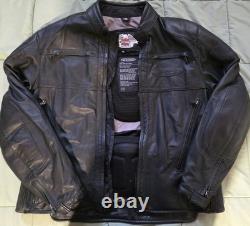Harley Davidson RN 103819 Black Leather Motorcycle Jacket XL