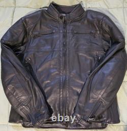 Harley Davidson RN 103819 Black Leather Motorcycle Jacket XL