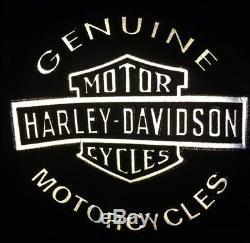 Harley Davidson ROAD WARRIOR 3N1 Reflective Leather Riding Jacket Mens Medium
