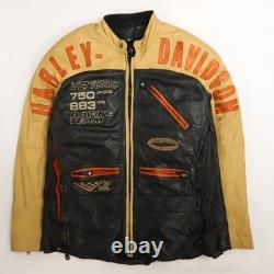 Harley Davidson Racing Team Leather Motorcycle Jacket XL VR1000 750XR 883R