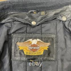 Harley Davidson Racing Team Leather Motorcycle Jacket XL VR1000 750XR 883R