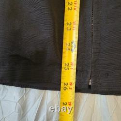 Harley Davidson Riding Jacket Mens L Black Nylon Lined Buckle Zip Biker 2003