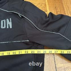 Harley-Davidson Riding Jacket XL Black Motorcycle Hooded Reflective Armor
