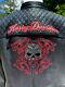 Harley Davidson SCROLL Willie G Skull Leather Jacket Women's 3W