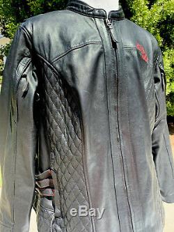 Harley Davidson SCROLL Willie G Skull Leather Jacket Women's 3W