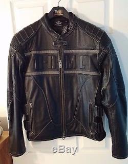 Harley-Davidson SWAT Leather Jacket 97107-12VM Medium Excellent Condition