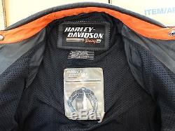 Harley Davidson Screamin Eagle Mens L Leather Jacket 98226-06VM