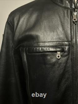 Harley Davidson Shifter Embossed Leather Motorcycle Jacket 98136-03 Vm Men Large