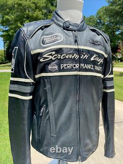 Harley Davidson THUNDER VALLEY Screamin Eagle Leather Jacket 98297-08VW Large