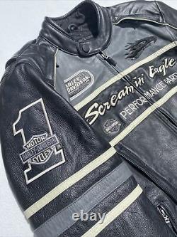 Harley Davidson THUNDER VALLEY Screamin Eagle Leather Jacket 98297-08VW Large