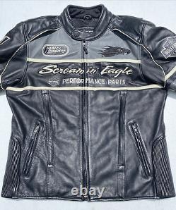 Harley Davidson THUNDER VALLEY Screamin Eagle Leather Jacket 98297-08VW Large