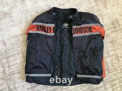 Harley Davidson Textile Jacket, Mens, size XL