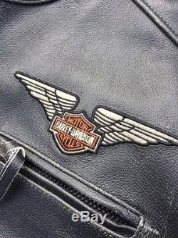 Harley Davidson Top Wing Distressed Leather Jacket Men's 3XL 98058-13VM