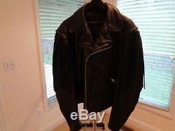 Harley Davidson Vintage 1997 Springer Leather Fringed Jacket Orig. Owner Preowned