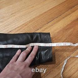 Harley Davidson Vintage Black Leather Motorcycle Jacket Men's Medium USA Made