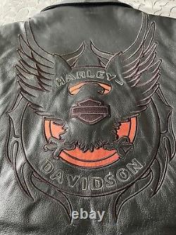 Harley Davidson Vintage Leather Motorcycle Size Large