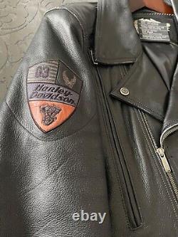 Harley Davidson Vintage Leather Motorcycle Size Large