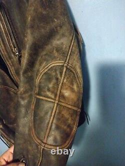 Harley Davidson Vintage Panhead Distressed Leather Jacket