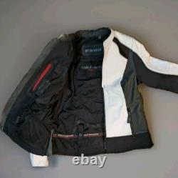 Harley-Davidson Women's FXRG Perforated Leather Jacket, White 98070-19VW size M