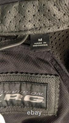 Harley-Davidson Women's FXRG Perforated Leather Jacket, White 98070-19VW size M