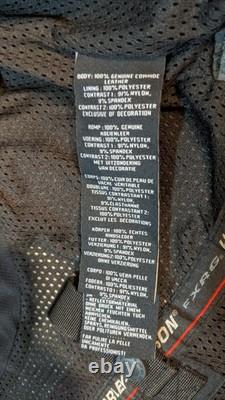 Harley-Davidson Women's FXRG Perforated Leather Jacket, White 98070-19VW size M